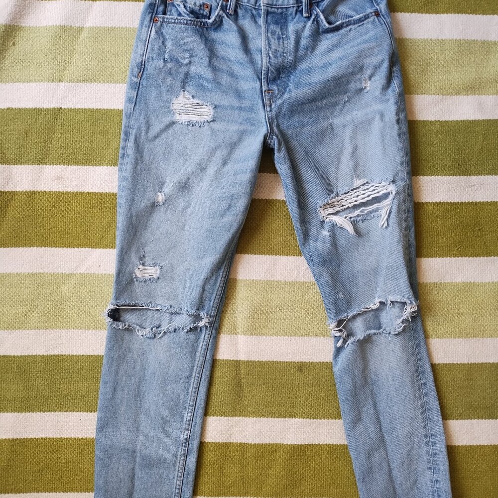 GRLFND Karolina Distressed Skinny Jeans in A Little More Love Size 27